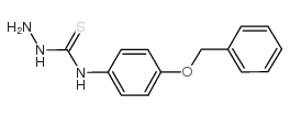 4-(4-苄氧基苯基)-3-氨基硫脲结构式