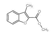 3-甲基苯并呋喃-2-甲酸甲酯结构式
