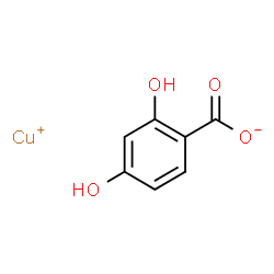copper 2,4-dihydroxybenzoate结构式