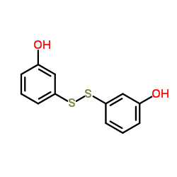 3,3'-Disulfanediyldiphenol structure