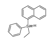 (S)-Ethyl-naphthalen-1-yl-phenyl-silane结构式