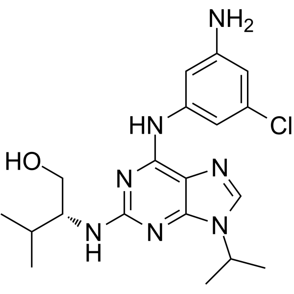 Aminopurvalanol A Structure