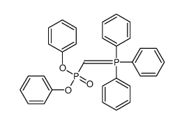 [(Triphenylphosphoranylidene)methyl]phosphonic acid diphenyl ester Structure