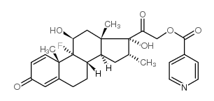 dexamethasone isonicotinate Structure