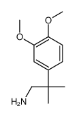 2-(3,4-二甲氧基苯基)-2-甲基丙烷-1-胺结构式