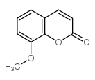 8-甲氧基-2H-苯并吡喃-2-酮结构式