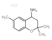 2,2,6-三甲基色满-4-胺盐酸盐结构式