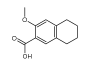 7-methoxy-1,2,3,4-tetrahydro-6-naphthoic acid结构式