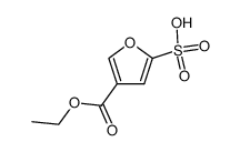 ethyl 4-furoate-2-sulfonic acid Structure