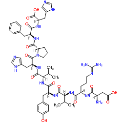 Angiotensin I, [Des-Leu10]- structure