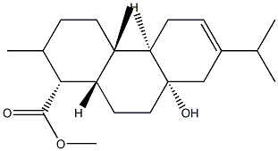 8α-Hydroxy-13-isopropylpodocarp-12-en-18-oic acid methyl ester Structure