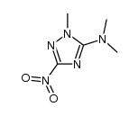 dimethyl-(2-methyl-5-nitro-2H-[1,2,4]triazol-3-yl)-amine Structure