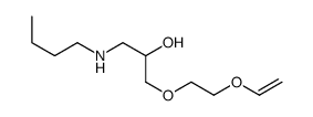 1-(butylamino)-3-(2-ethenoxyethoxy)propan-2-ol结构式