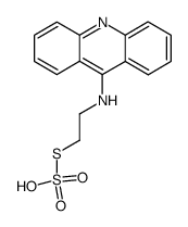 2-(9-Acridinylamino)ethanethiol sulfate结构式