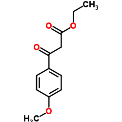 3-(4-甲氧苯基)-3-氧代丙酸乙酯结构式