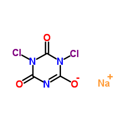 Sodium Dichloroisocyanurate Structure