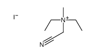 cyanomethyl-diethyl-methylazanium,iodide Structure