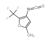 5-甲基-2-(三氟甲基)糠-3-基异氰酸酯结构式