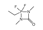 2-ethyl-2,2-difluoro-1,3-dimethyl-1,3,2λ5-diazaphosphetidin-4-one Structure