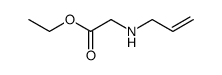 ethyl N-(2-propenyl)glycinate结构式