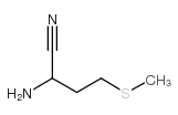 2-Amino-4-(methylthio)-butyronitrile结构式