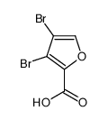 3,4-Dibromo-2-furancarboxylic acid结构式