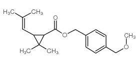 4-甲氧甲基苄基菊酸酯结构式
