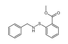 methyl 2-(benzylamino)sulfanylbenzoate Structure
