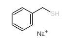 Benzenemethanethiol,sodium salt (1:1) structure