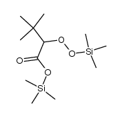 trimethylsilyl 3,3-dimethyl-2-[(trimethylsilyl)peroxy]butyrate Structure
