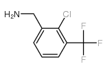 (2-CHLORO-3-(TRIFLUOROMETHYL)PHENYL)METHANAMINE Structure