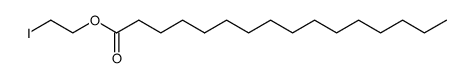 palmitic acid-(2-iodo-ethyl ester)结构式