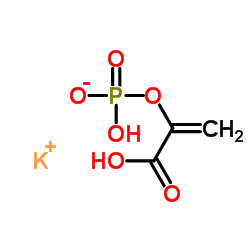 Potassium 1-carboxyvinyl hydrogen phosphate Structure