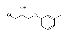 1-chloro-3-(3-methylphenoxy)-2-propanol结构式
