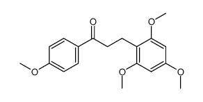 1-(4-methoxy-phenyl)-3-(2,4,6-trimethoxy-phenyl)-propan-1-one Structure
