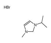 1-methyl-3-propan-2-yl-1,2-dihydroimidazol-1-ium,bromide Structure
