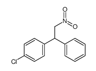 1-chloro-4-(2-nitro-1-phenylethyl)benzene Structure