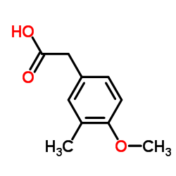 4-甲氧基-3-甲基苯乙酸结构式