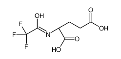 (2S)-2-[(2,2,2-trifluoroacetyl)amino]pentanedioic acid Structure