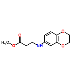 Methyl N-(2,3-dihydro-1,4-benzodioxin-6-yl)-β-alaninate Structure