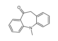 5,11-dihydro-5-methyl-10H-dibenz[b,f]azepin-10-one结构式