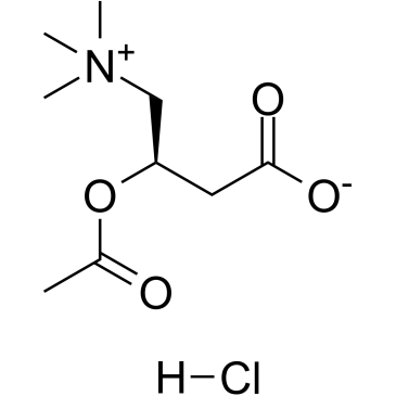 乙酰-L-肉毒碱盐酸盐结构式