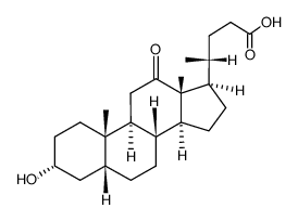12-Ketodeoxycholic acid结构式