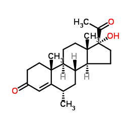 甲羟孕酮结构式