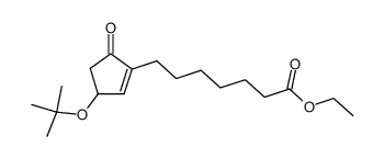 4-tert-butoxy-2-(6-carbethoxyhexyl)cyclopent-2-en-1-one Structure