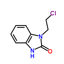 1-(2-氯乙基)-2,3-二苯并咪唑-2-酮结构式