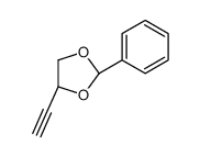 (4S)-4-ethynyl-2-phenyl-1,3-dioxolane结构式