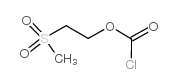 2-甲基磺酰基氯甲酸乙酯结构式
