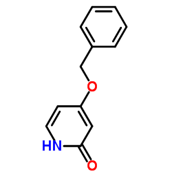 4-苄氧基-2(1H)-吡啶酮结构式