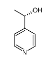 (S)-(-)-4-吡啶-1-乙醇结构式